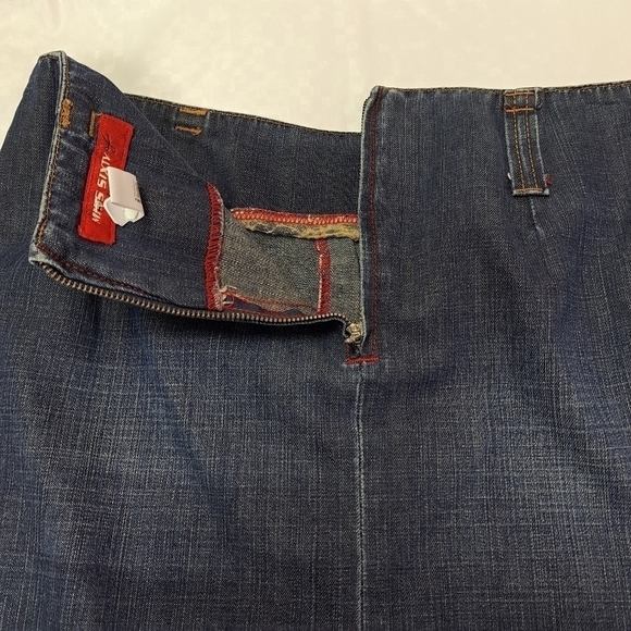 MISS Sixty Pleat front Jean Skirt - Picture 8 of 11